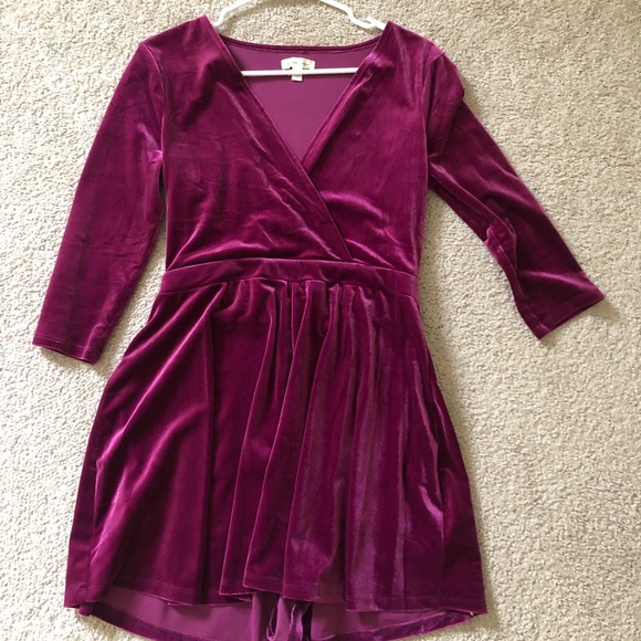 GREAT FOR HOLIDAYS Urban Outfitters Velvet Romper - Picture 4 of 4